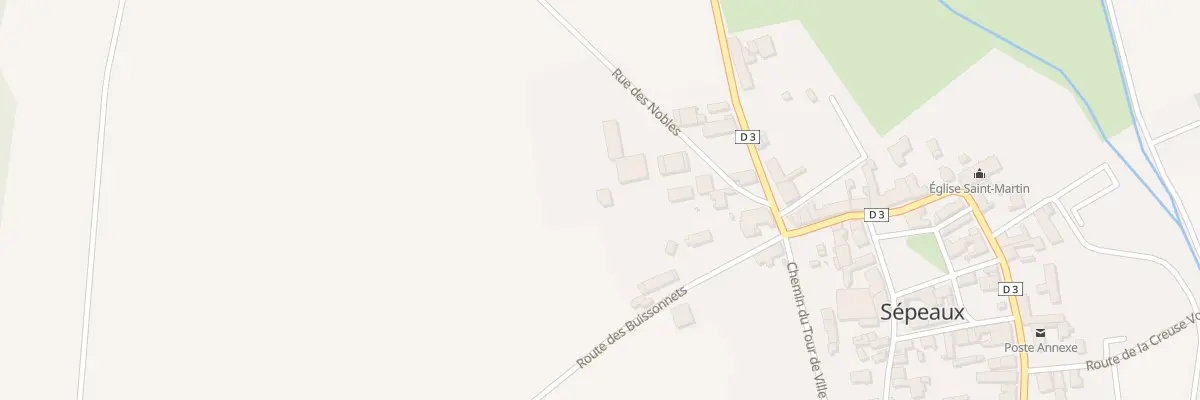 Plan du 5 Rue des Nobles à Sépeaux-Saint Romain