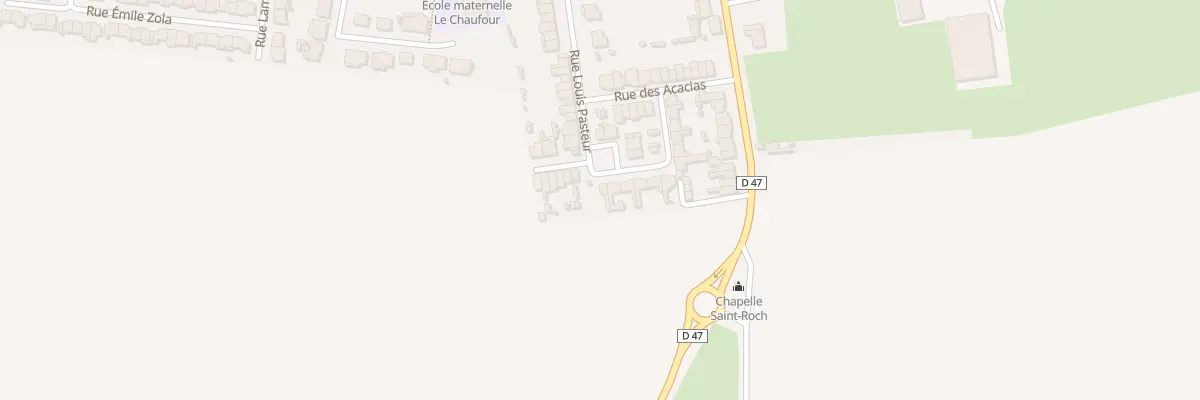 Plan du 23 Rue des Rosiers à Auberchicourt