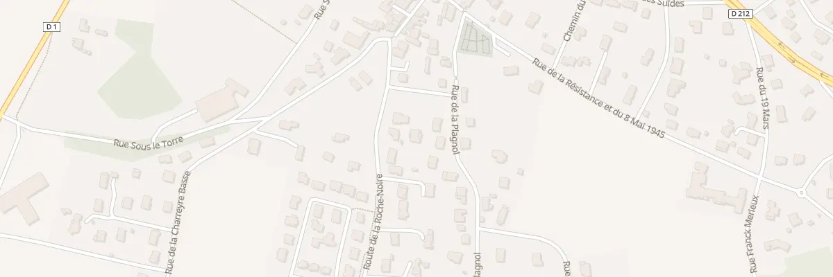 Plan du 7 Rte de la Roche-noire à Pérignat-sur-Allier