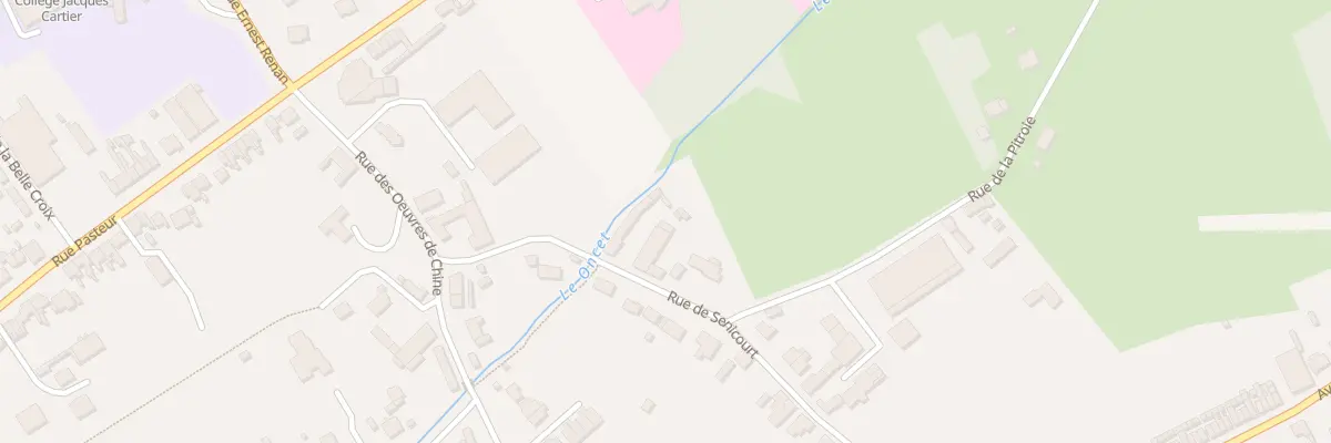 Plan du 22 Rue de Sénicourt à Chauny