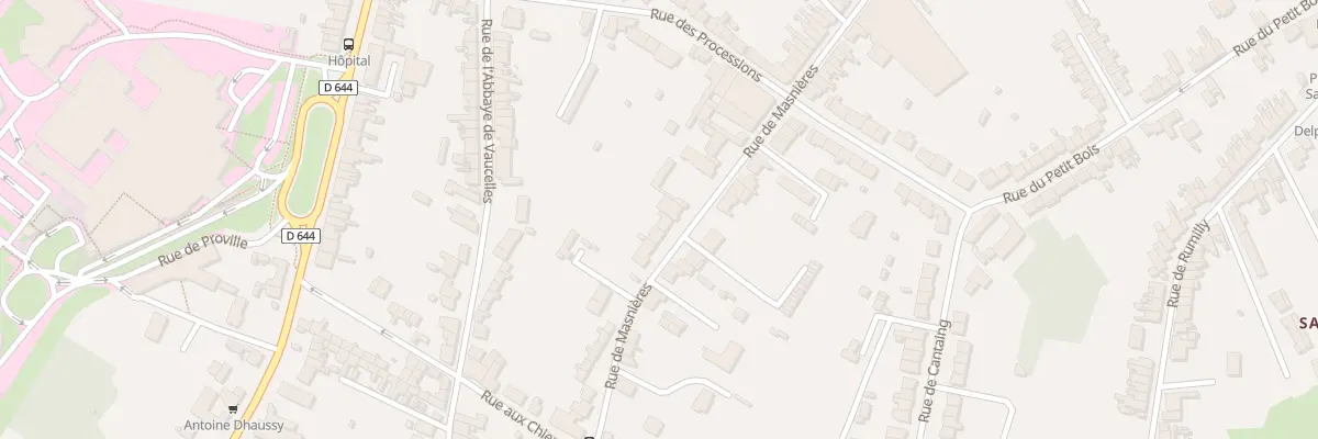 Plan du 60 Rue de Masnières à Cambrai