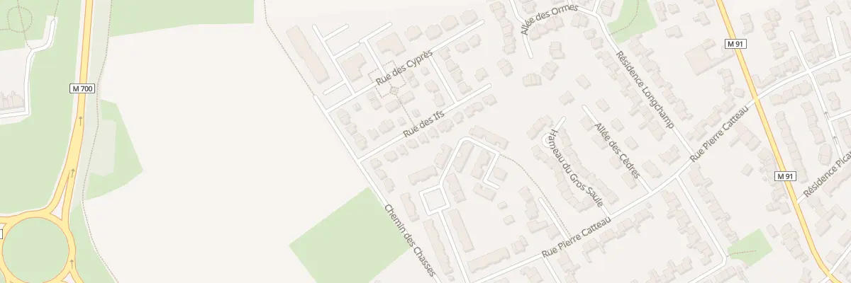 Plan du 8 Rue des Ifs à Leers