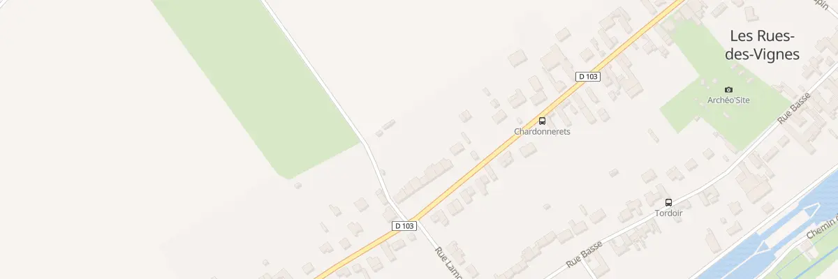 Plan du 1185 Rue Haute aux Rues-des-Vignes