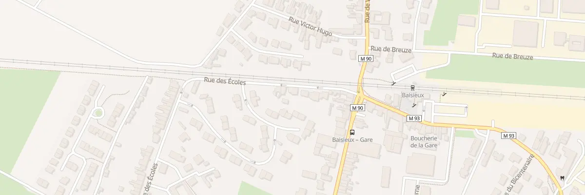 Plan du 5 Rue des Écoles à Baisieux