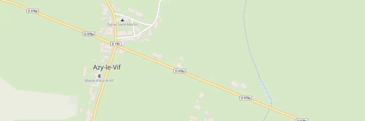 Plan du 1 Rte de Saint Pierre à Azy-le-Vif