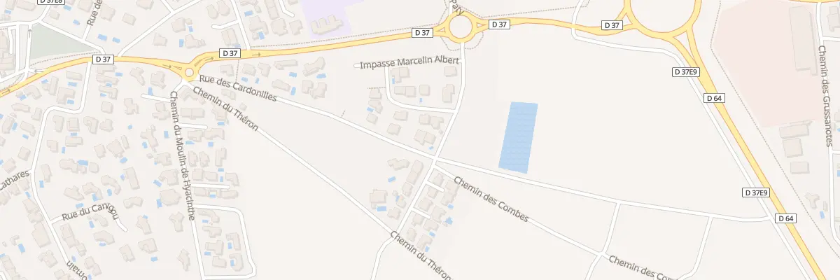 Plan du 25 Rue des Cardonilles à Vendres