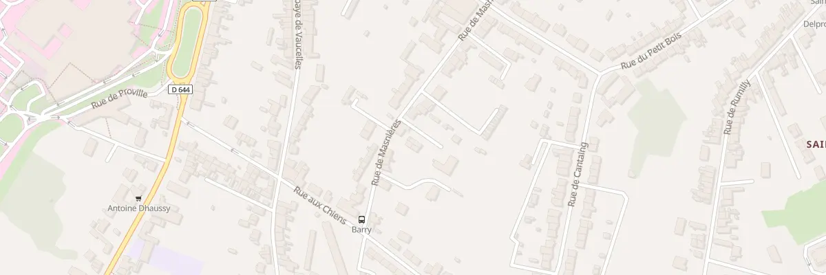 Plan du 81 Rue de Masnières à Cambrai