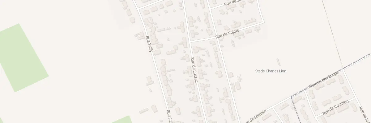 Plan du 25 Rue de Lussac à Auberchicourt