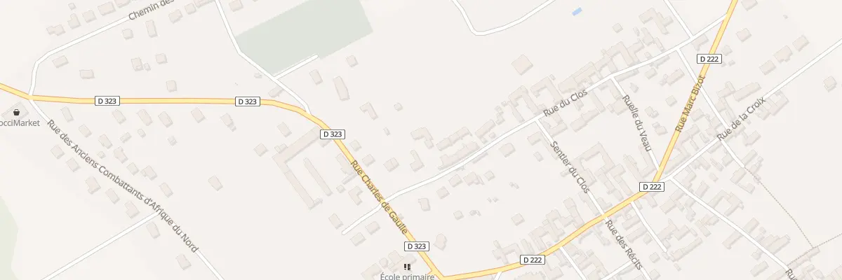 Plan du 1T Rue du Clos à Michery