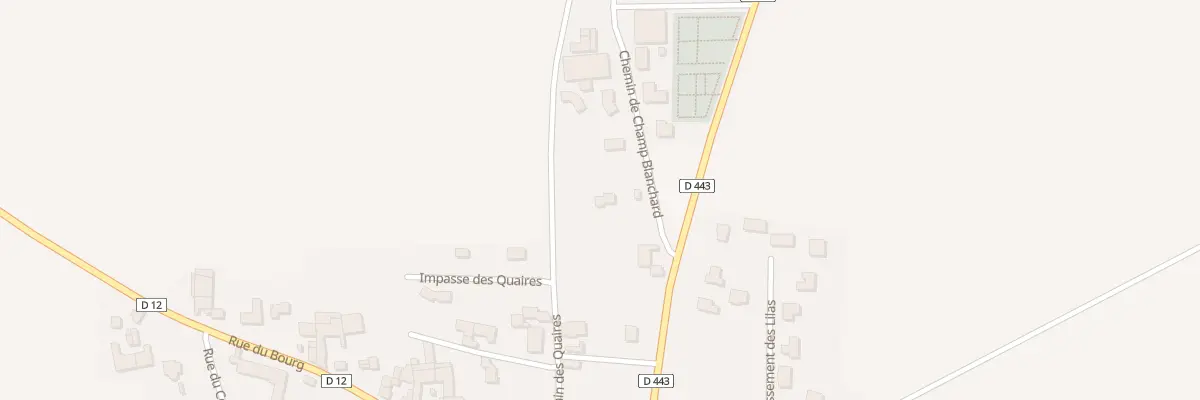 Plan du 1 Che de Champ Blanchard à Bussières-et-Pruns