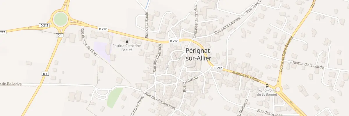 Plan du 6 Rue Sainte Agathe à Pérignat-sur-Allier