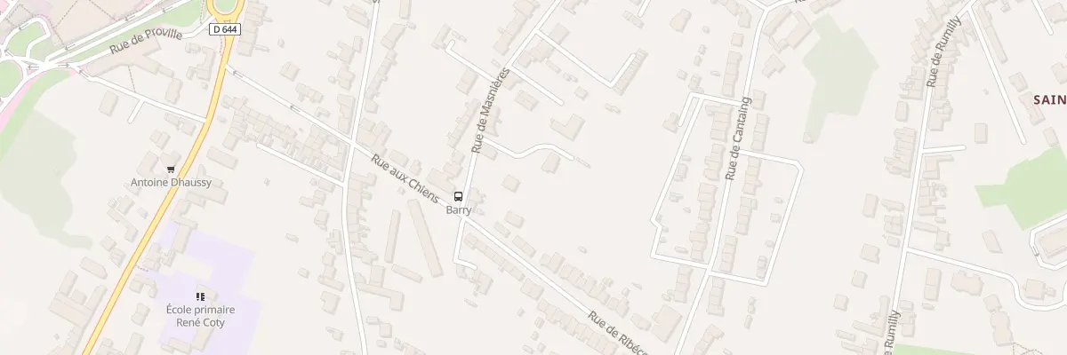 Plan du 95 Rue de Masnières à Cambrai