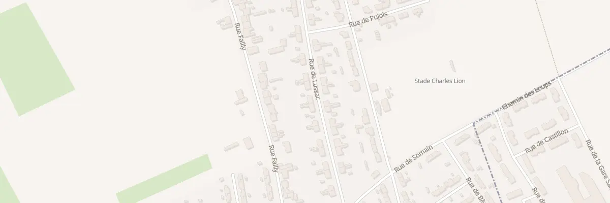 Plan du 19 Rue de Lussac à Auberchicourt