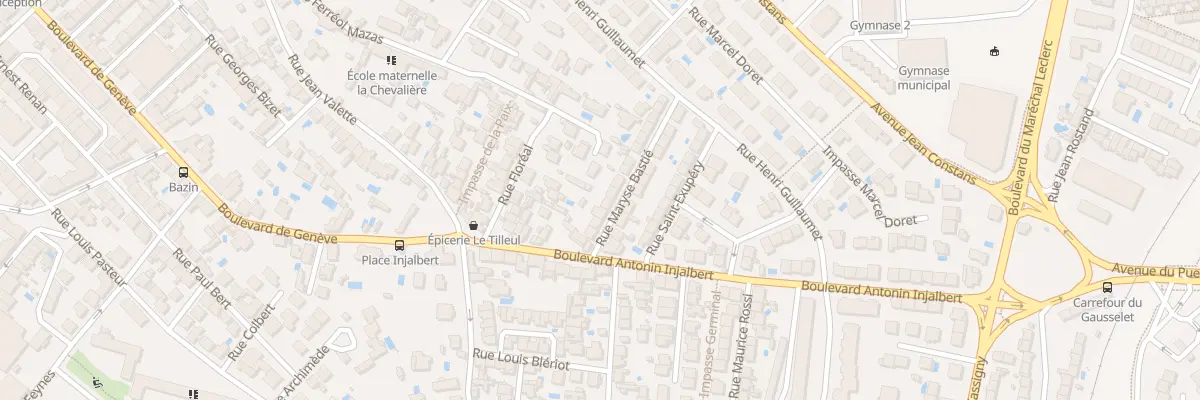 Plan du 9 Rue Maryse Bastié à Béziers