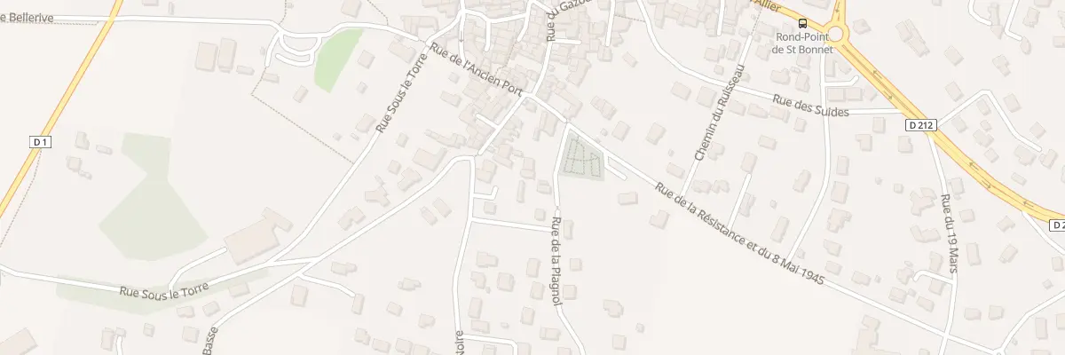 Plan du 6 Rue de la Plagnol à Pérignat-sur-Allier