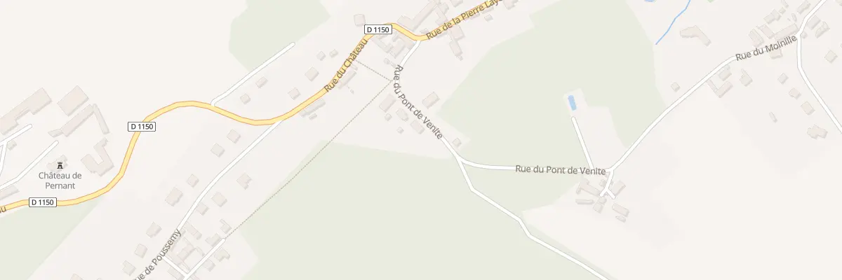 Plan du 6 Rue du Pont de Venité à Pernant