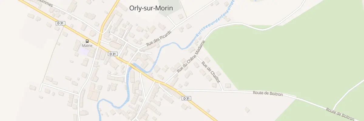 Plan du 73 Rue du Chene Madame à Orly-sur-Morin