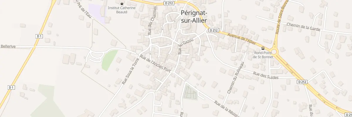 Plan du 18 Rue du Gazou à Pérignat-sur-Allier