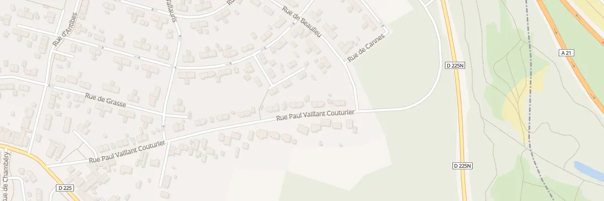 Plan du 39 Rue Vaillant Couturier à Pecquencourt
