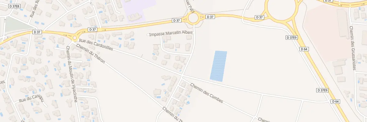 Plan du 1 Rue Cécile Bourrel à Vendres