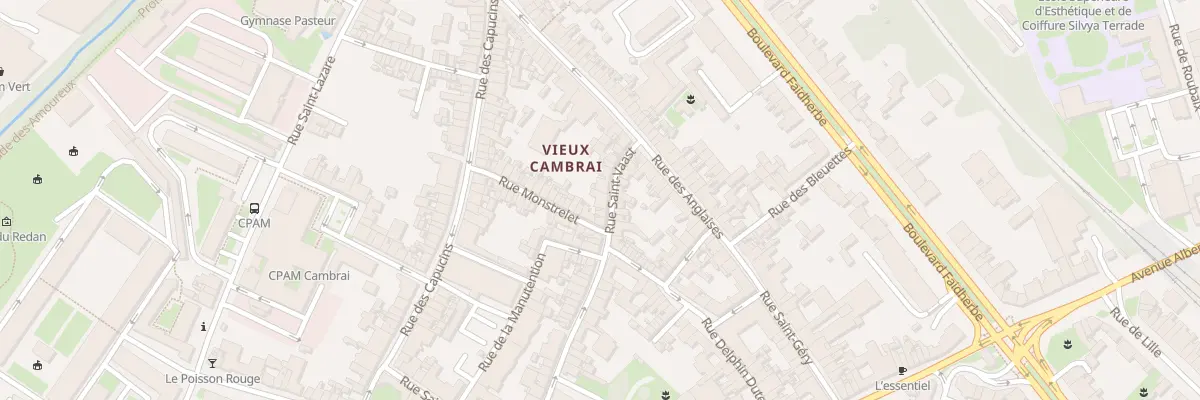 Plan du 51 Rue Saint-vaast à Cambrai