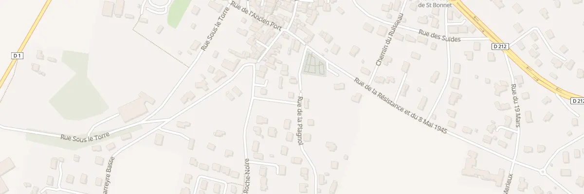 Plan du 10 Rue de la Plagnol à Pérignat-sur-Allier