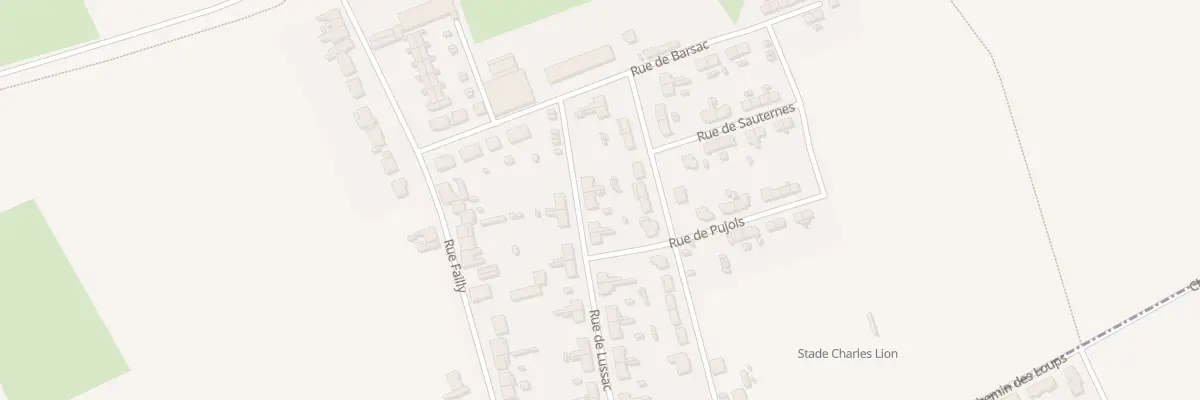 Plan du 34 Rue de Lussac à Auberchicourt
