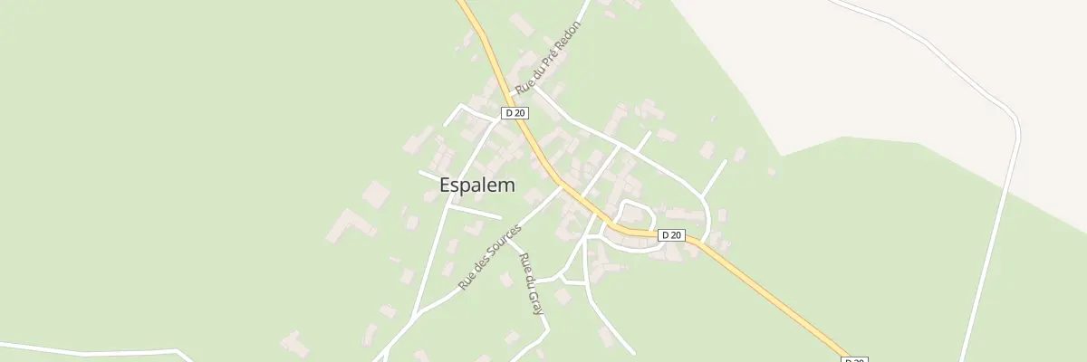 Plan du 5011 Le Bourg à Espalem