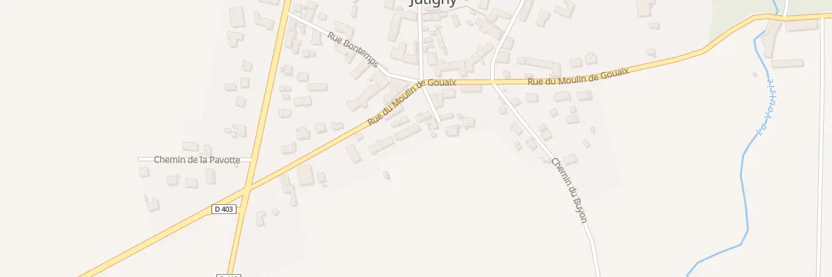 Plan du 14 Rue du Moulin de Gouaix à Jutigny