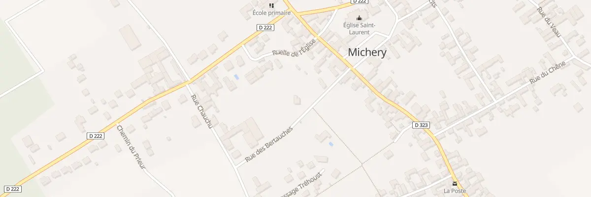 Plan du 8 Rue des Bertauches à Michery