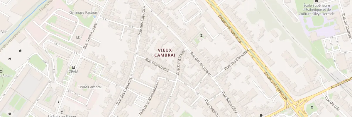 Plan du 53 Rue Saint-vaast à Cambrai
