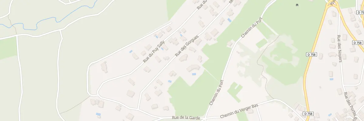 Plan du 21 Rue des Gorgues à Saint-Maurice