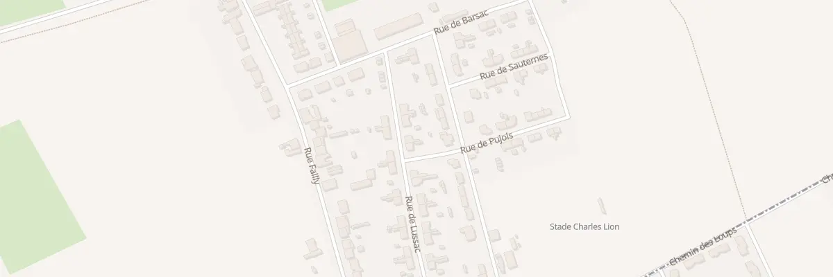 Plan du 32 Rue de Lussac à Auberchicourt
