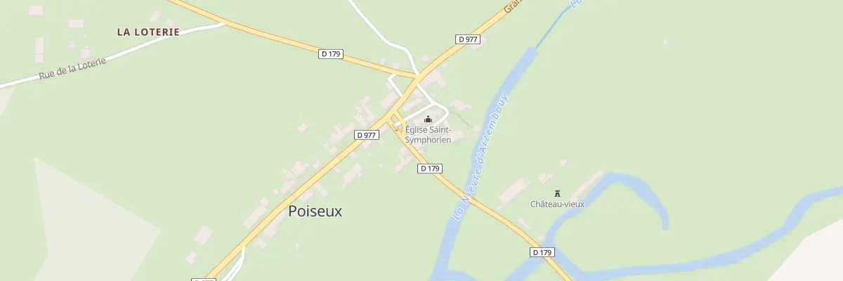 Plan du 2 Rue Andre Piaut à Poiseux