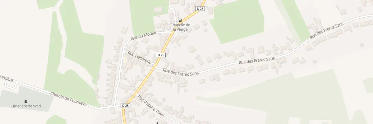 Plan du 87 Rue des Freres Sans à Vred