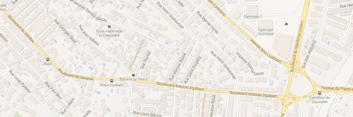 Plan du 15 Rue Maryse Bastié à Béziers