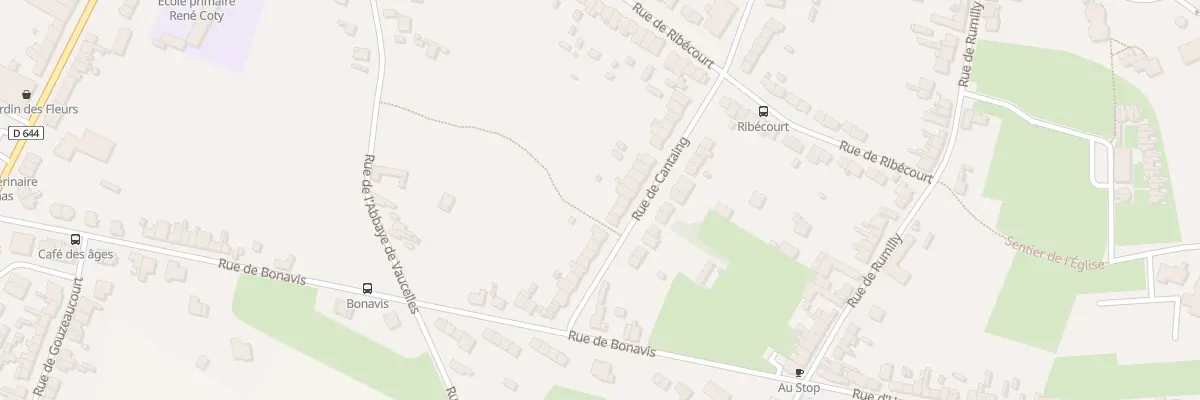 Plan du 84 Rue de Cantaing à Cambrai