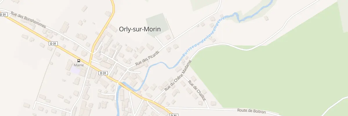Plan du 99 Rue des Picards à Orly-sur-Morin