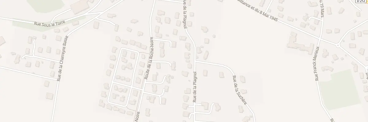 Plan du 24 Rue de la Plagnol à Pérignat-sur-Allier