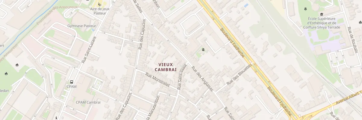 Plan du 19 Rue des Anglaises à Cambrai