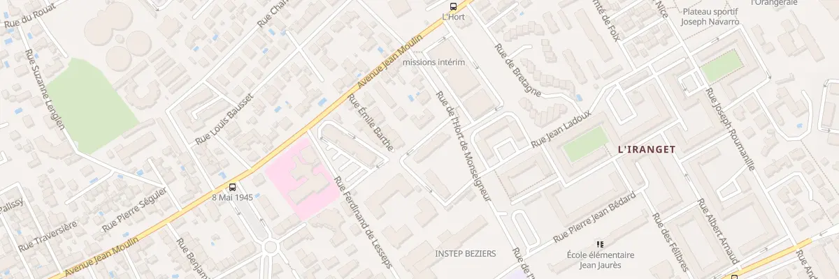 Plan du 3 Rue Charles Cabrolier à Béziers