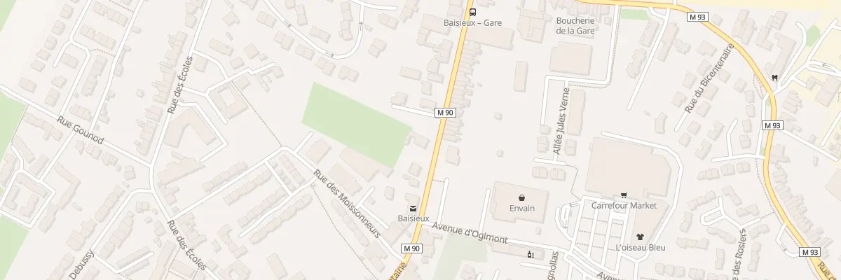 Plan du 89 Rue Louis Deffontaines à Baisieux