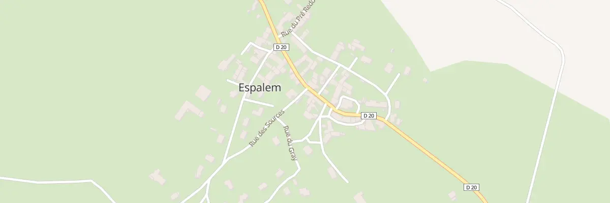 Plan du 5008 Le Bourg à Espalem