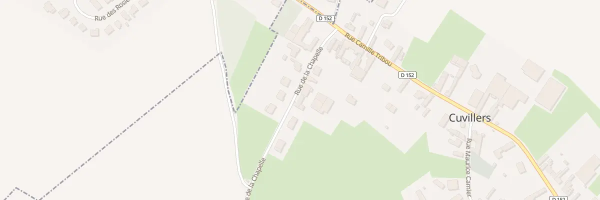 Plan du 9 Rue de la Chapelle à Cuvillers
