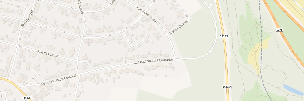 Plan du 41 Rue Vaillant Couturier à Pecquencourt