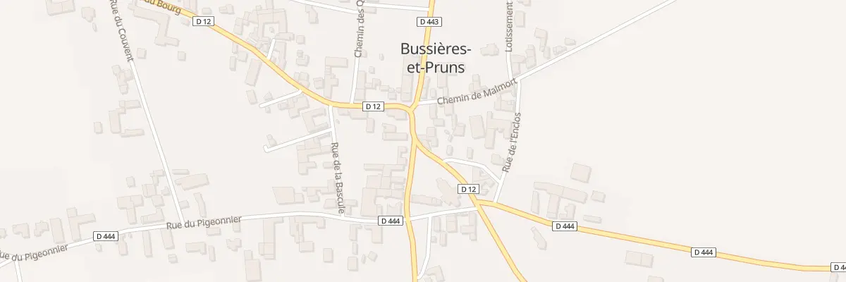 Plan du 11 Pl de l’Eglise à Bussières-et-Pruns