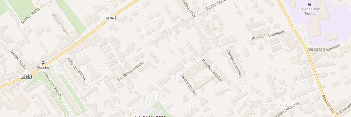 Plan du 141 Rue de la Baillerie à Wattrelos
