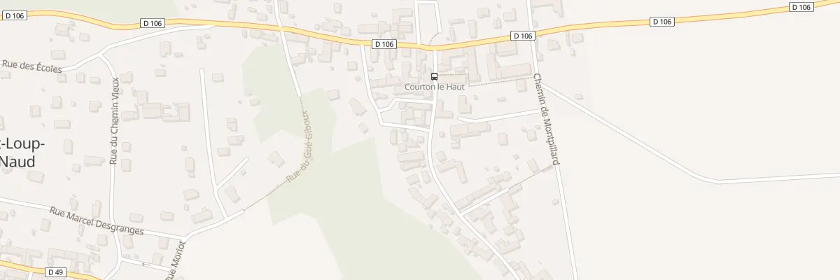Plan du 1B Rue des Boucheries à Saint-Loup-de-Naud