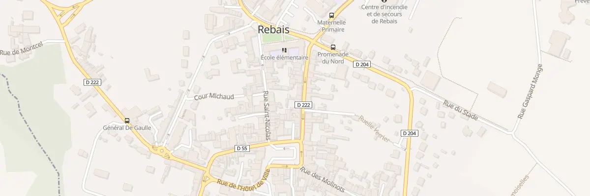 Plan du 13 Rue du Docteur Farny à Rebais