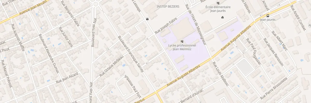 Plan du 9 Rue Emile Augier à Béziers